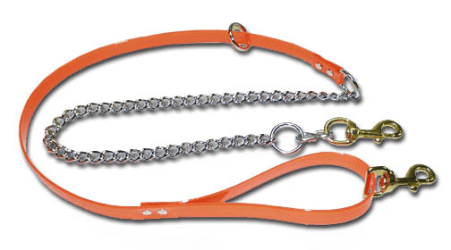 3/4" Reflective Dog Lead with  Chain