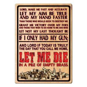 Tin Metal Sign-Lords Prayer