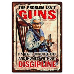 Metal Tin Sign-Discipline