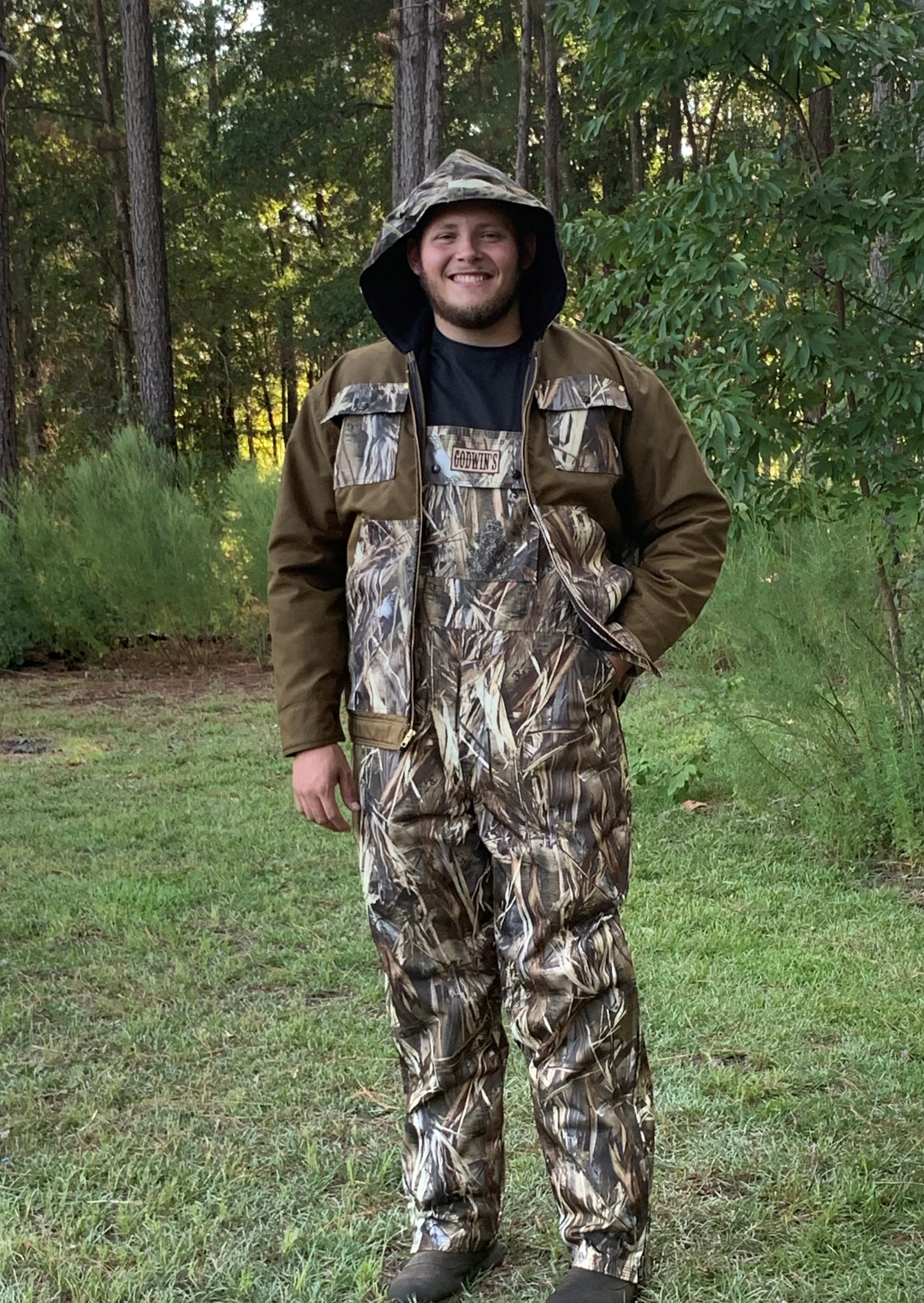 Godwin's Mossy Oak Blades Briar Hunting Coat w/Hood
