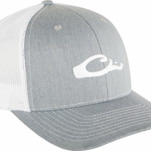 Grey Drake hat with slick logo -DH4050